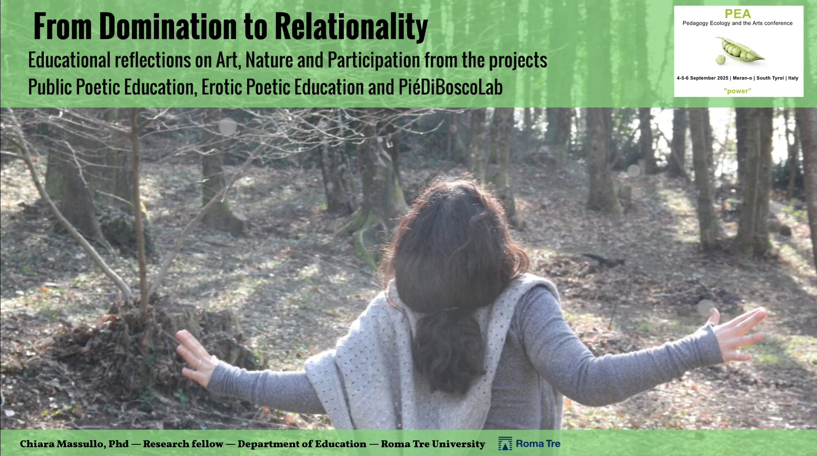 Dal dominio alla relazione – PEA 2025