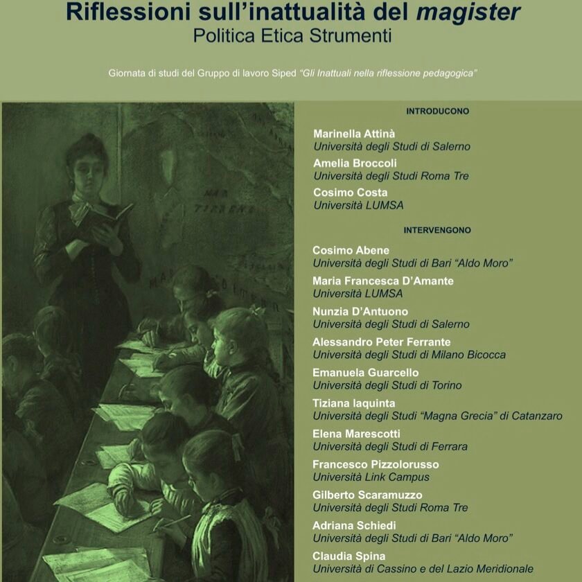 Riflessioni sull’inattualità del magister