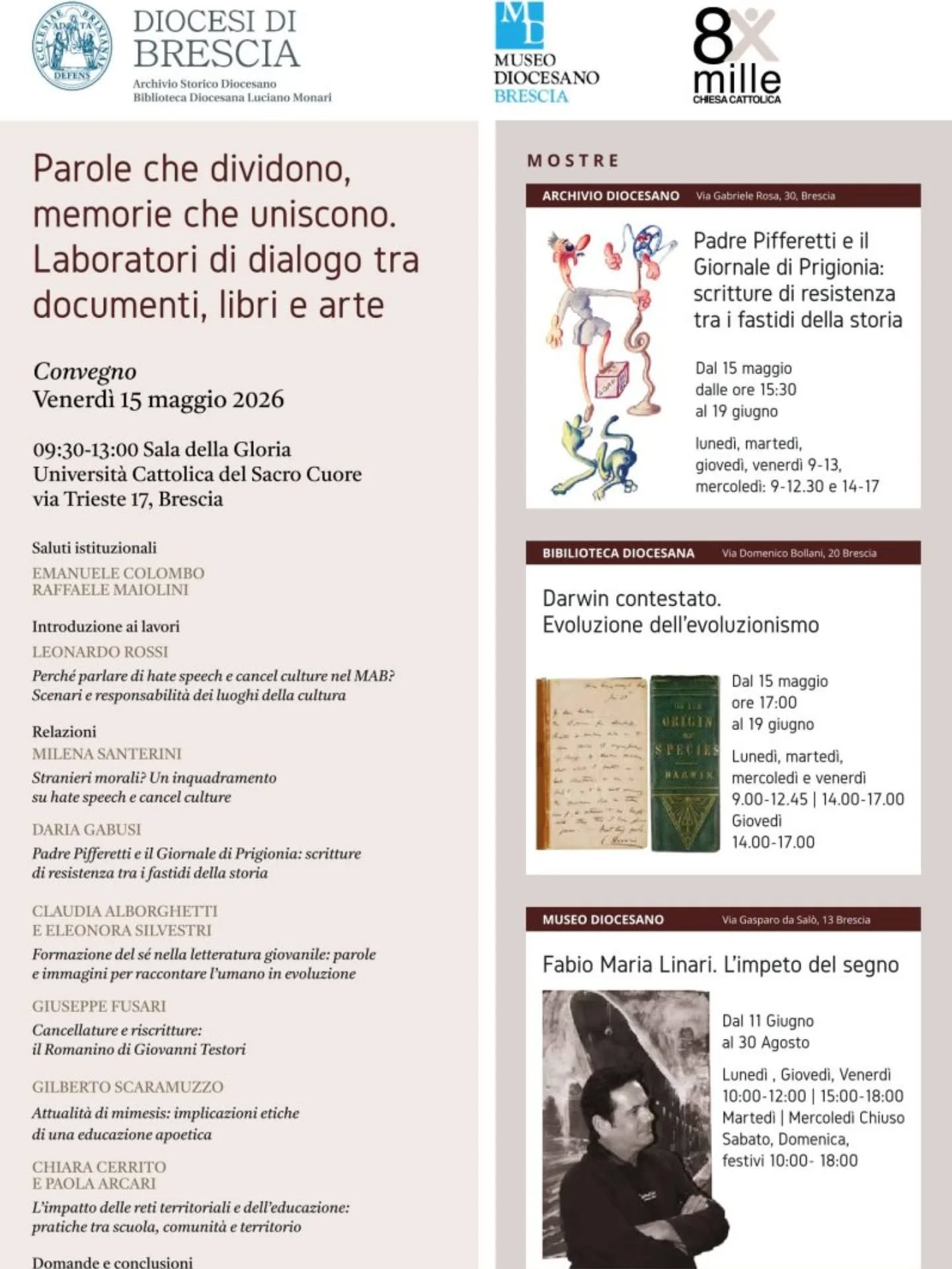 Parole che Dividono, Memorie che Uniscono